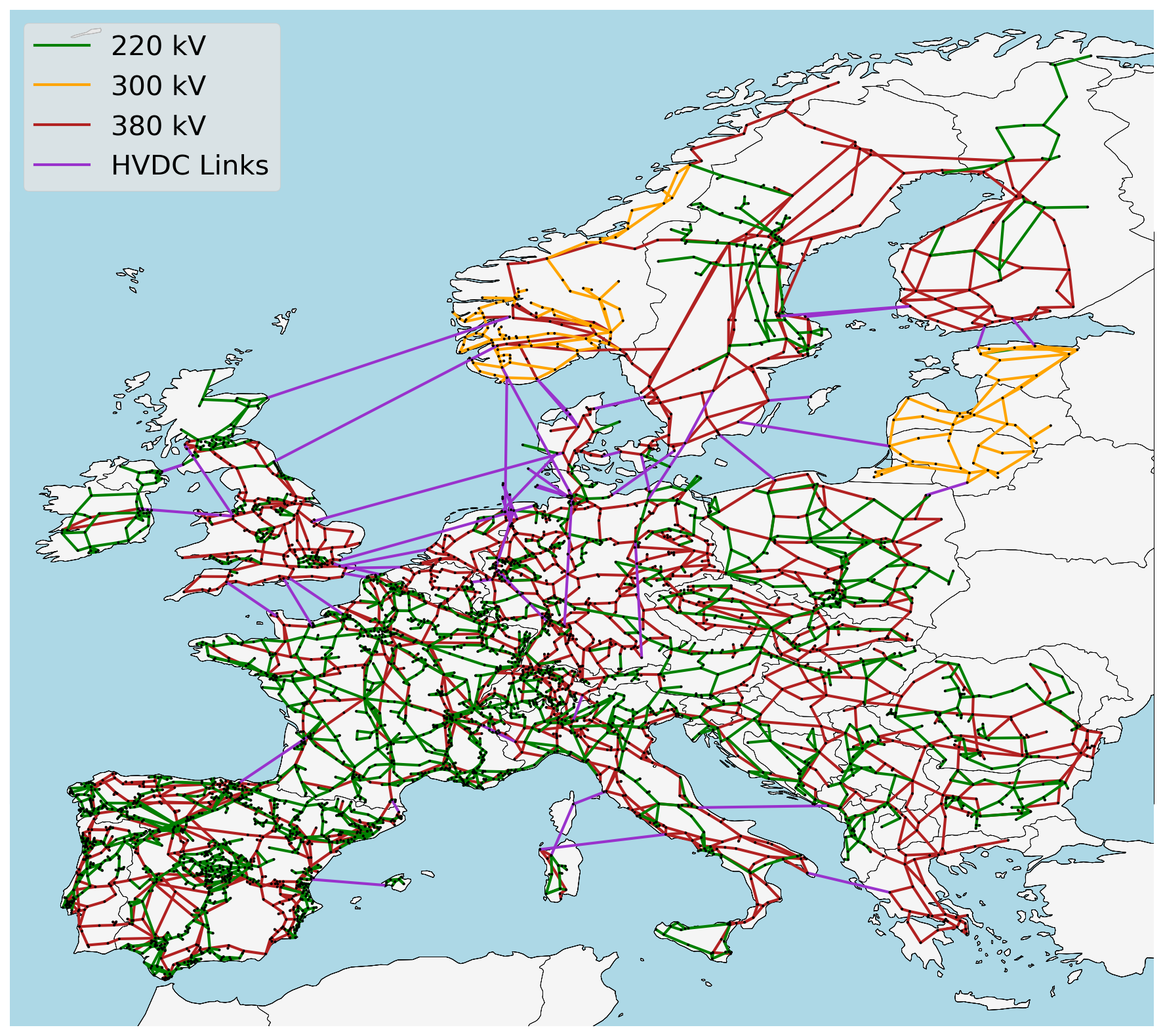 PyPSA-Eur Grid Model