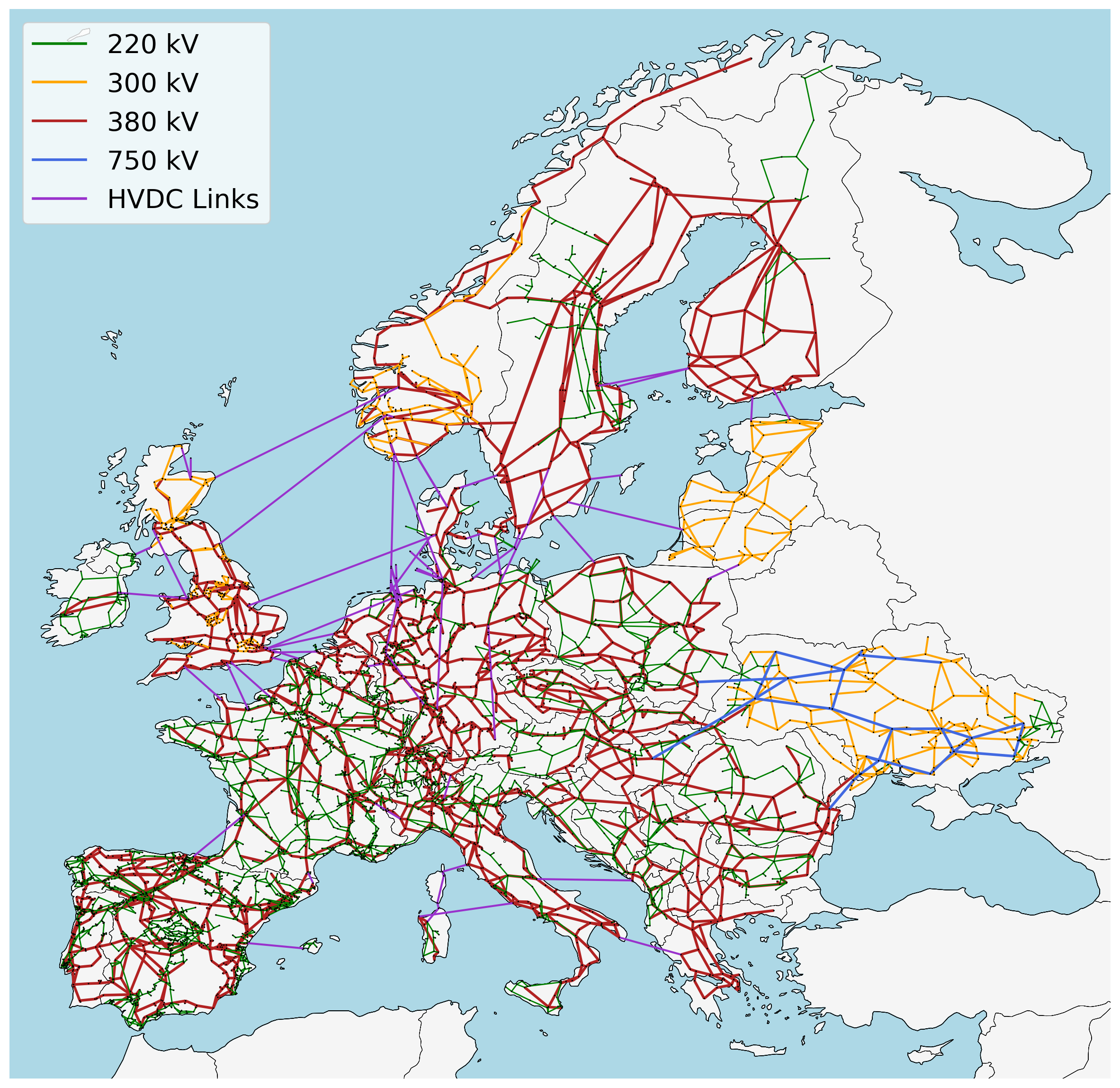 PyPSA-Eur Grid Model