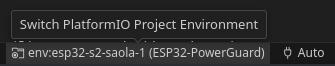 Environment selector